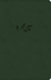 NASB Large Print Personal Size Reference Bible Olive LeatherTouch Indexed