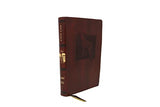 NET Bible Thinline Art Edition Large Print Leathersoft Brown Comfort Print: Holy Bible