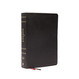 The NKJV Woman's Study Bible Genuine Leather Black Red Letter Full-Color Edition: Receiving God's Truth for Balance Hope and Transformation