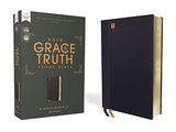 NASB The Grace and Truth Study Bible Leathersoft Navy Red Letter 1995 Text Comfort Print