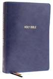 NKJV Foundation Study Bible Large Print Leathersoft Blue Red Letter Thumb Indexed Comfort Print: Holy Bible New King James Version