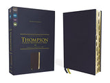 NIV Thompson Chain-Reference Bible Leathersoft Navy Thumb Indexed Red Letter Comfort Print