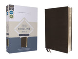 NIV Thinline Bible Passaggio Setting Leathersoft Black Red Letter Comfort Print: Elegantly uniting single and double columns into one Passaggio Setting Bible design