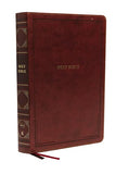 NKJV Super Giant Print Reference Bible, Leathersoft, Red Letter, Comfort Print