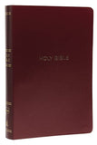 NKJV Comfort Print Reference Bible Center Column Giant Print Leather Look