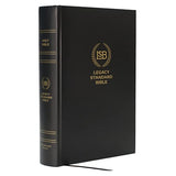Legacy Standard Bible Large Print Wide Margin Black Hardcover (LSB)