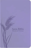 Santa Biblia de Promesas Reina Valera 1960 Tamaño Manual Letra Grande | Lavanda | Índice (Spanish Edition)