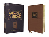 NBLA Biblia de Estudio Gracia y Verdad Leathersoft Café Interior a dos colores (Spanish Edition)