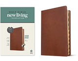 NLT Super Giant Print Bible Filament Enabled Edition (Red Letter LeatherLike Brown Indexed)
