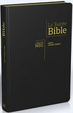 French Bible Lg Prnt NEG Black Zipper Indexed Vinyl -BIBLE FRANÇAISE Gros Caractères Indexé NEG Vinyle à glissière noir