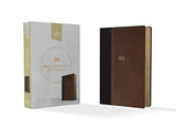 RVR 1960 Biblia temática de estudio marrón oscuro/marrón piel fabricada (Spanish Edition)