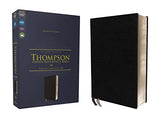 NIV Thompson Chain-Reference Bible European Bonded Leather Black Red Letter Comfort Print