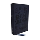 KJV Personal Size Reference Bible Verse Art Cover Collection Leathersoft Blue Red Letter Comfort Print: Holy Bible King James Version