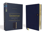 NIV Thompson Chain-Reference Bible Large Print Leathersoft Navy Red Letter Comfort Print