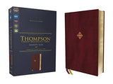 NIV Thompson Chain-Reference Bible Handy Size Leathersoft Burgundy Red Letter Comfort Print