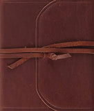 ESV Single Column Journaling Bible (Brown Flap with Strap)