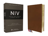 NIV Thinline Large Print Bible Premier Collection premium goatskin leather