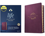 KJV Life Application Study Bible Third Edition Large Print (Red Letter LeatherLike Purple Indexed)