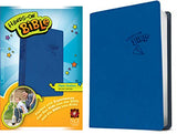 Hands-On Bible NLT (LeatherLike Blue)