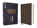 NIV The Grace and Truth Study Bible Cloth over Board Gray Red Letter Comfort Print
