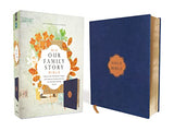 NIV Our Family Story Bible Leathersoft over Board Navy Red Letter Comfort Print: Capture Your Generation’s Legacy with Memory-Creating Activities and Keepsake Storage Pocket