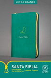 NTV Santa Biblia Edicion ziper letra grande con referencias LeatherLike
