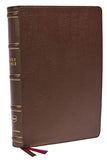 NKJV Large Print Verse-by-Verse Reference Bible Maclaren Series Genuine Leather Brown Thumb Indexed Comfort Print: Holy Bible New King James Version (The Maclaren Series)