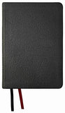 NASB Large Print Compact Bible Black Genuine Leather 2020 text
