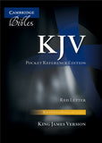 KJV Pocket Reference Bible Black French Morocco Leather Thumb Index Red-letter Text KJ243:XRI