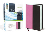 NIV and KJV Side by Side Bible Large Print Italian Duo Tone