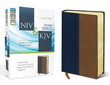 NIV and KJV Side by Side Bible Large Print Italian Duo Tone