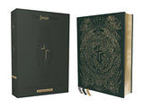 The Jesus Bible Artist Edition NIV Genuine Leather Calfskin Green Limited Edition Comfort Print
