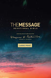 The Message Large Print Devotional Bible
