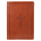 KJV Holy Bible, Super Giant Print Faux Leather Red Letter Edition, Ribbon Marker, King James Version