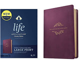 KJV Life Application Study Bible Third Edition Large Print (Red Letter LeatherLike Purple)