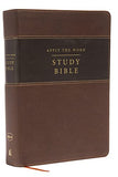 NKJV Apply the Word Study Bible Large Print Hardcover Red Letter Edition