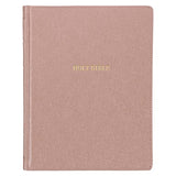 KJV Holy Bible Large Print Note-taking Bible Faux Leather Hardcover - King James Version Pearlescent Mauve