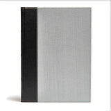 CSB Study Bible Gray/Black Cloth Over Board Red Letter Study Notes and Commentary Illustrations Articles Word Studies Outlines Timelines Easy-to-Read Bible Serif Type