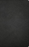 KJV Single-Column Personal Size Bible Black Genuine Leather
