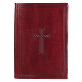 KJV Holy Bible, Super Giant Print Faux Leather Red Letter Edition, Ribbon Marker, King James Version