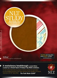 NLT Study Bible Quilt TuTone (Red Letter LeatherLike Cinnamon/Quilt)