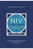 NIV Large-Print Study Bible, Fully Revised Edition, Comfort Print, Red Letter