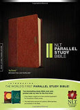 NLT Parallel Study Bible TuTone (LeatherLike Brown/Tan)