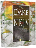 Dake NKJV Black Bonded Leather, Medium Print