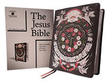 The Jesus Bible Artist Edition NIV Leathersoft Gray Floral Comfort Print