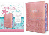 Inspire Bible for Girls NLT (LeatherLike Pink): The Bible for Coloring & Creative Journaling