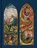 CSB Notetaking Bible Stained Glass Edition Sapphire Cloth-Over-Board